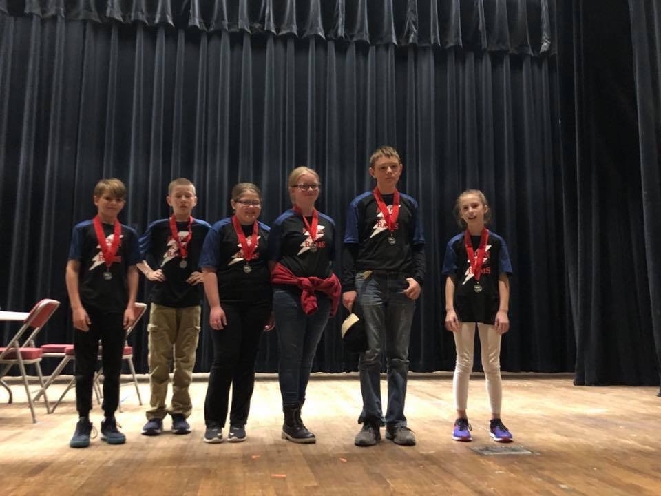 5th/6th Grade Brain Bowl Team Places 2nd